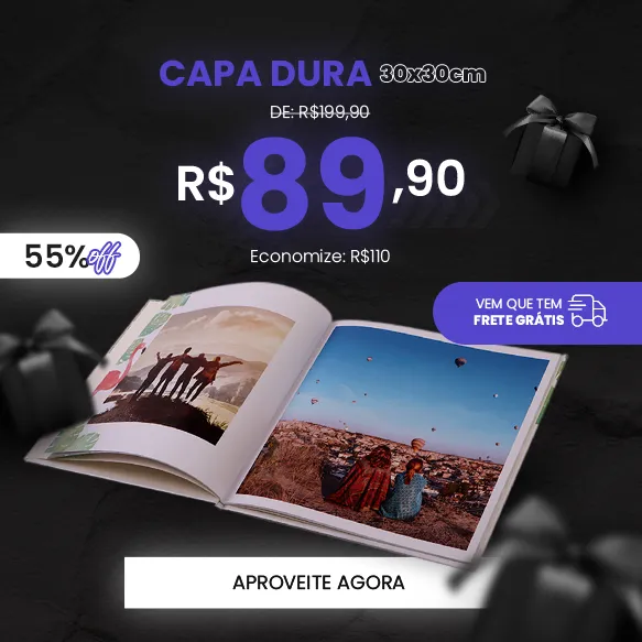 Fotolivro Capa Dura 30x30cm