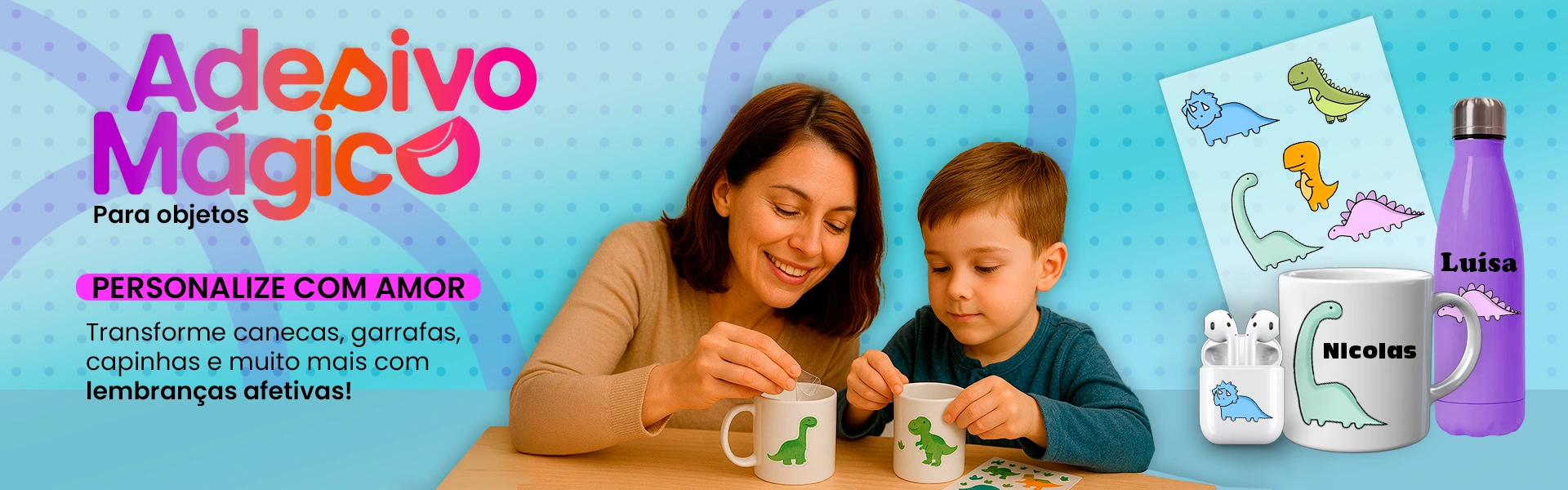 Adesivo Mágico para Objetos