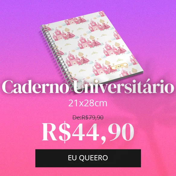 Caderno Universitario 21x28cm