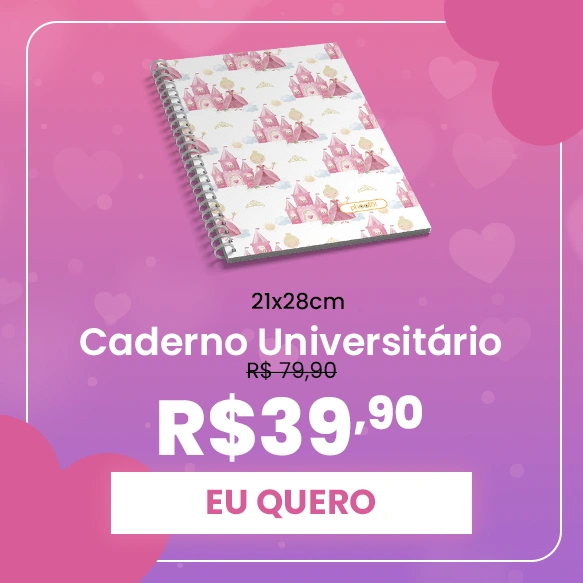 Caderno Universitário 21x28cm