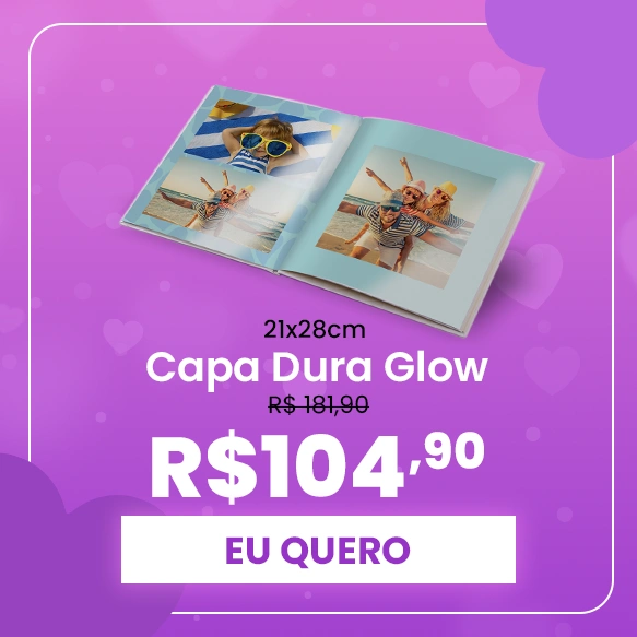 Fotolivro Capa Dura Glow 21x28cm