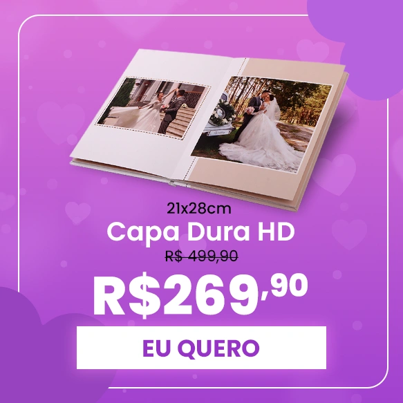 Fotolivro Capa Dura HD 21x28cm