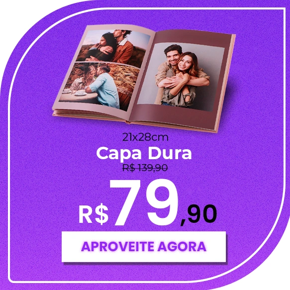 Fotolivro Capa Dura 21x28cm