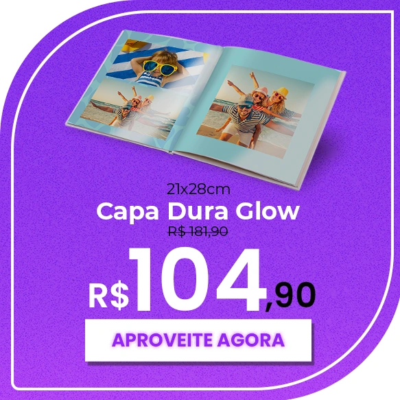 Fotolivro Capa Dura Glow 21x28cm