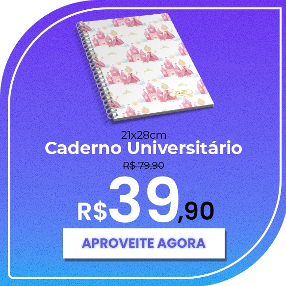 Caderno Universitário 21x28cm