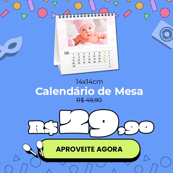 Calendario Mesa 14x14cm