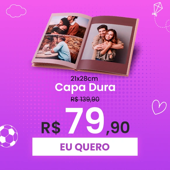 Fotolivro Capa Dura 21x28cm