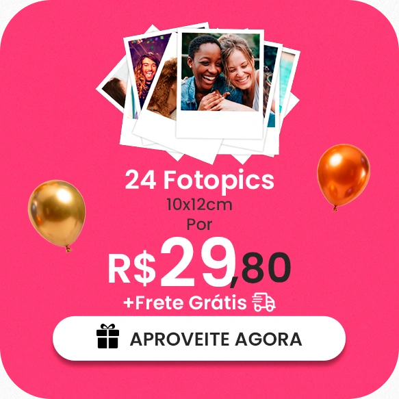 24 Fotopics 10x12cm Frete Grátis