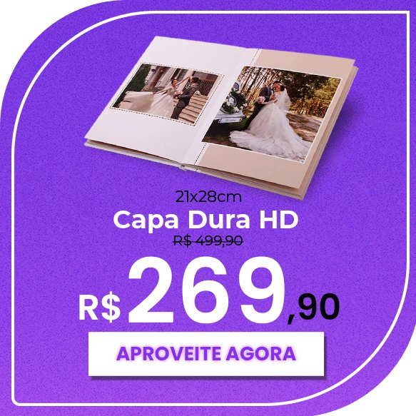 Fotolivro Capa Dura HD 21x28cm