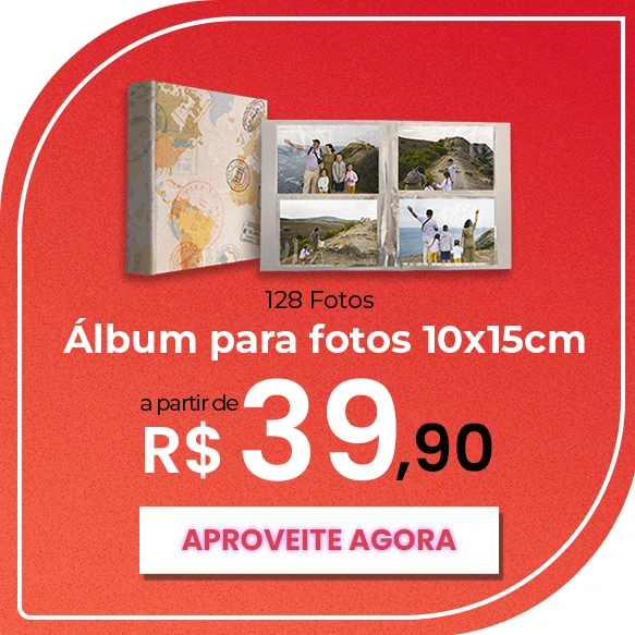Álbum para 128 fotos 10x15cm
