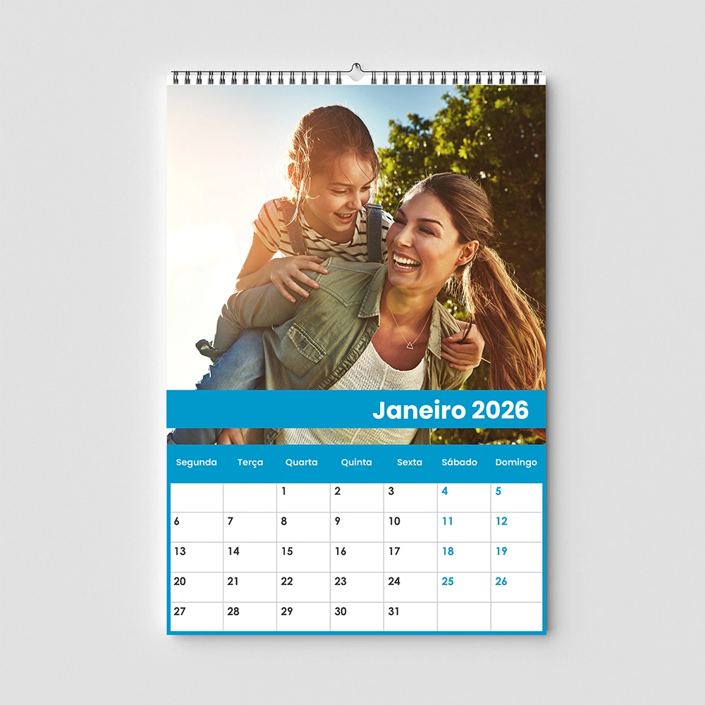 Calendário de Parede 30x42cm