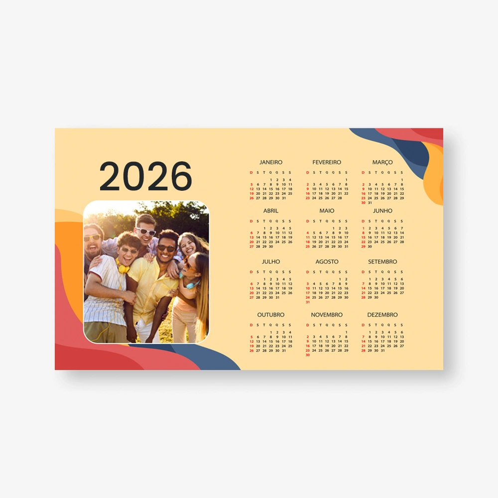 Calendário Pôster 30x42cm