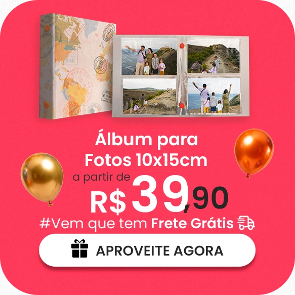 Álbum para 128 fotos 10x15cm