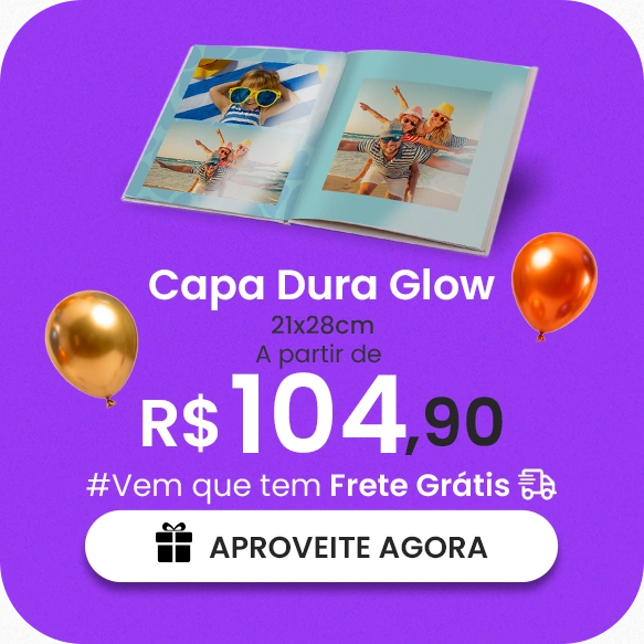 Fotolivro Capa Dura Glow 21x28cm