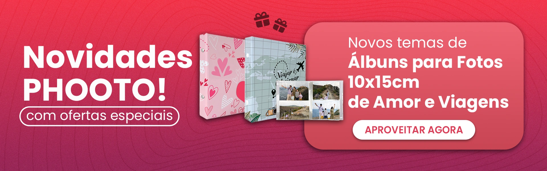 Novos Álbuns para Fotos 10x15cm - Phooto Brasil