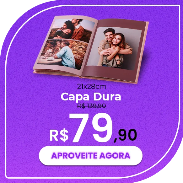 Fotolivro Capa Dura 21x28cm