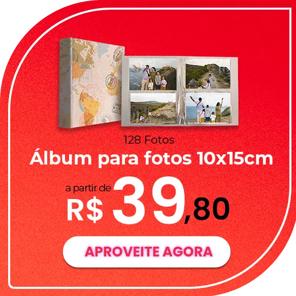 Álbum para 128 fotos 10x15cm