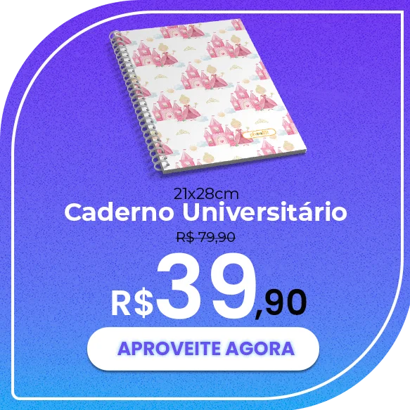 Caderno Universitário 21x28cm