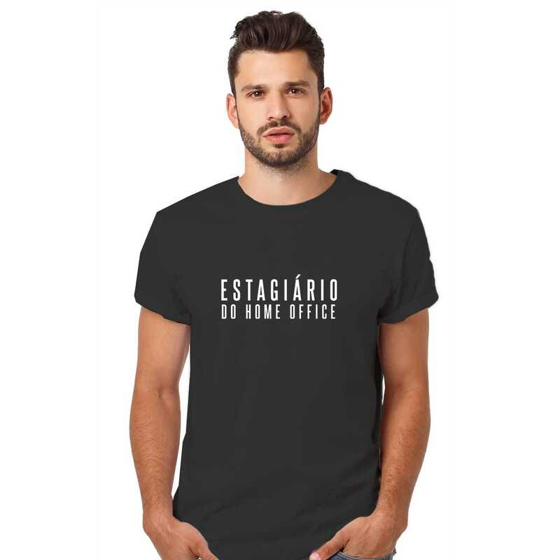 Camiseta Básica Estagiário Home Office - Tudu