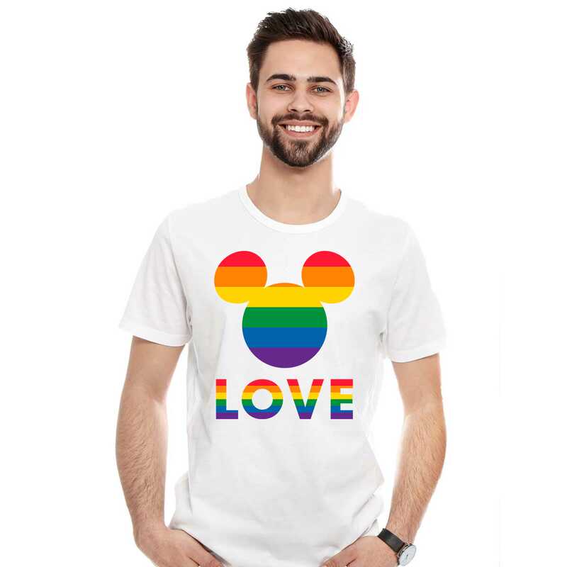 camiseta mickey pride