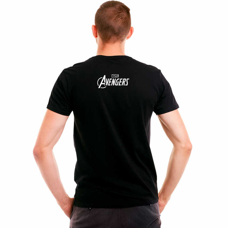 camiseta marvel logo