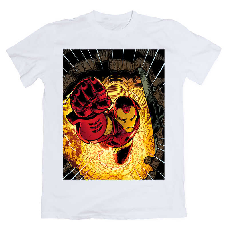 Camiseta Infantil Homem De Ferro Tudu