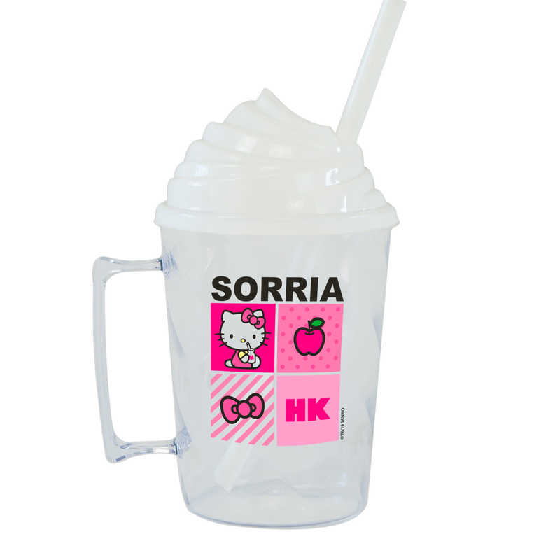 Caneca Chantilly Hello kitty Sorria - Phooto Brasil
