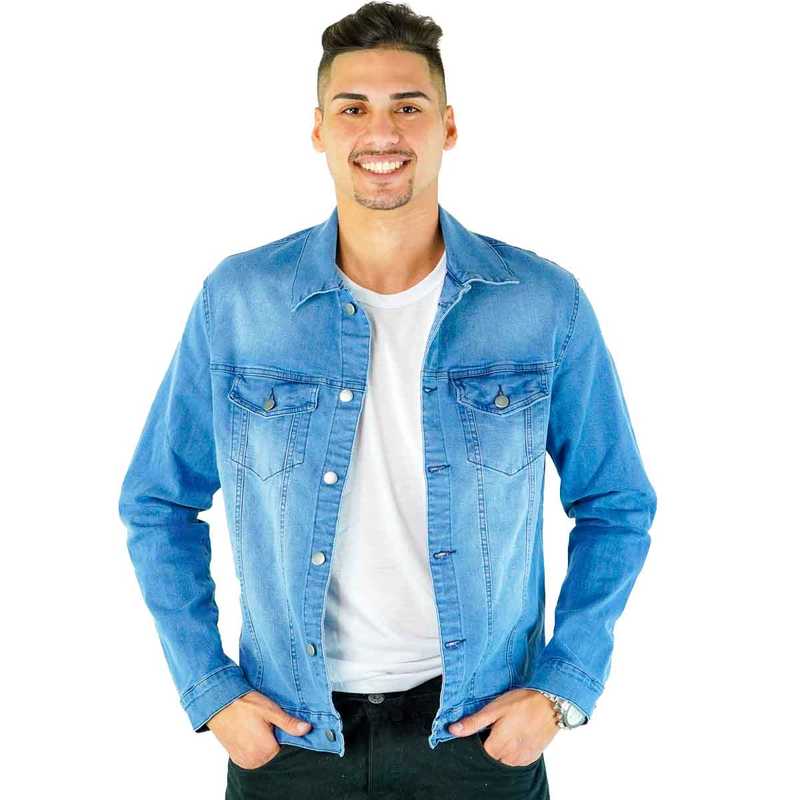 jaqueta jeans masculina no brás