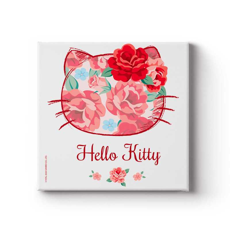 Quadro Canvas Hello Kitty Rose-Flower - Phooto Brasil